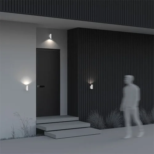 Настенный светильник (бра) Bowery GU10х1 50Вт IP 54 (Белый) - фото 13