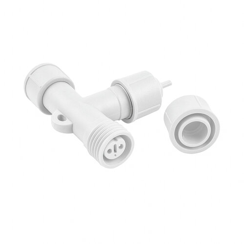 UTC-F90 Y3 WHITE Соединитель для гирлянд серии F90RPO, Т-образный, 1 вход-2 выхода, Белый - фото 4