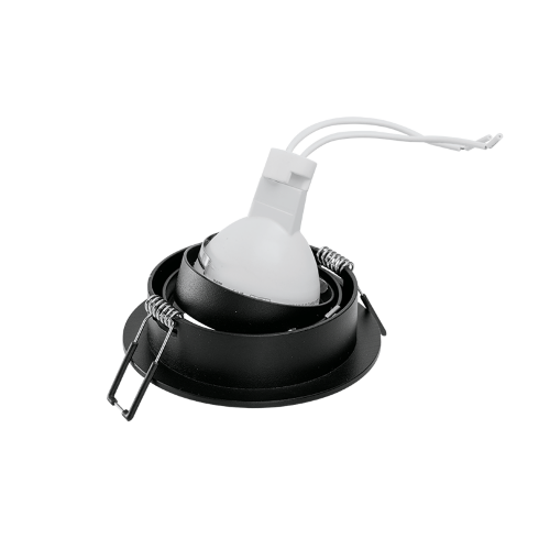 Светильник WOLTA WDL-GU5.3/02BL-R под лампу GU5.3 Черный ALTO - фото 6.