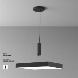 Потолочный светильник Зон / Zon 90 Вт 4000 К 120° (Черный) C032CL-90W4K-SQ-B