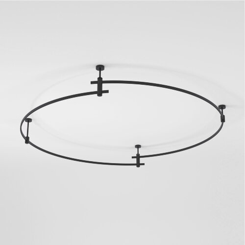 Esthetic Magnetic Шинопровод Round черный O1500 - Фото 3