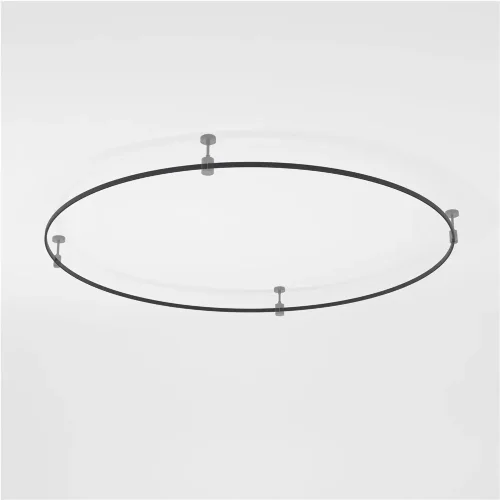 Esthetic Magnetic Шинопровод Round черный Ø1500 85217/00 - фото