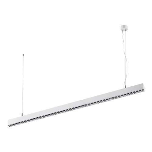 Светильник подвесной светодиодный (длина подвесов и сетового кабеля 1,2м) «Novotech» 358873, серия: ITER (крепление на планке). Фото 1.