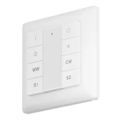 Кнопочная настенная панель 8-ми клавишная DALI (Белый) 721053