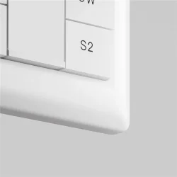 Кнопочная настенная панель 8-ми клавишная DALI (Белый) 721053