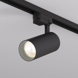 Трековый светильник SOLID KOPER, 145мм, d70, 220V, LED 3000K, 24W, IP20, черный, алюминий, Denkirs DK6453-BK