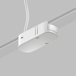 Подвод питания универсальный (середина/торец), серия Base, 48V DC, IP20, белый, пластик, Denkirs TR5215-WH