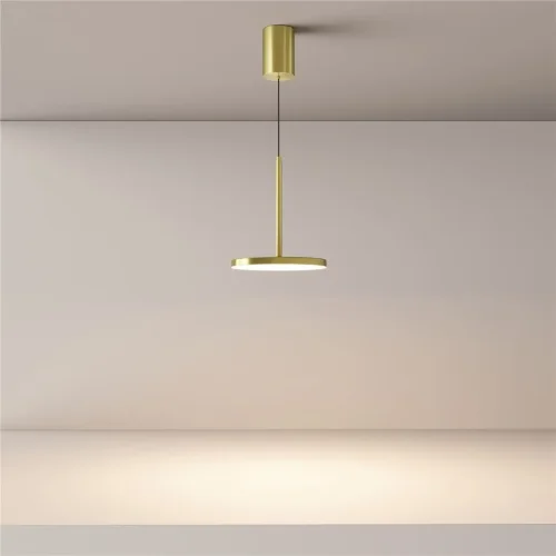 Подвесной светильник Plato 3000К 12Вт 120° (Латунь) - фото 4