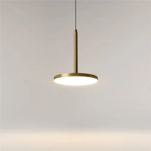 Подвесной светильник Plato 3000К 12Вт 120° (Латунь) - фото 13