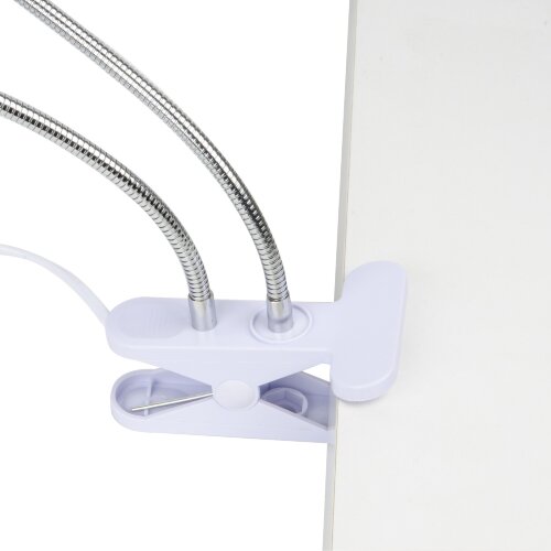 TLI-281 WHITE E27x2 PLANT Светильник настольный для 2-х фитоламп, На прищепке, Цоколь E27, Белый, ТМ ФитоЛето - фото 4