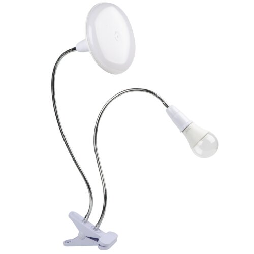 TLI-281 WHITE E27x2 PLANT Светильник настольный для 2-х фитоламп, На прищепке, Цоколь E27, Белый, ТМ ФитоЛето - фото 6