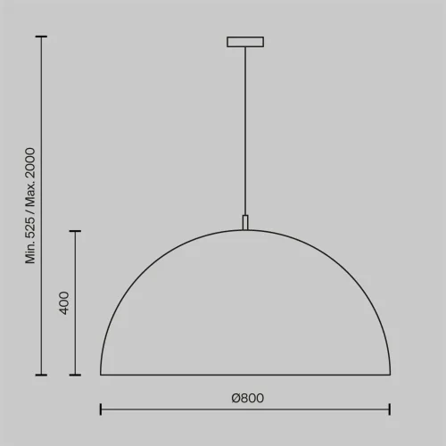 Подвесной светильник Dome E27х5 (Белый) - фото 3