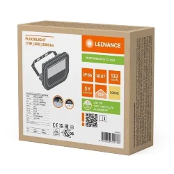 Прожектор светодиодный 17W/3000K IP65 | 2200Lm Симметричный 100° Чёрный | - LEDVANCE