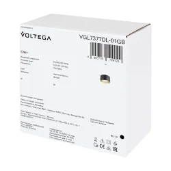 Потолочный светильник VGL7377DL-01GB - GU10x1 (Черный и Золото) VGL7377DL-01GB