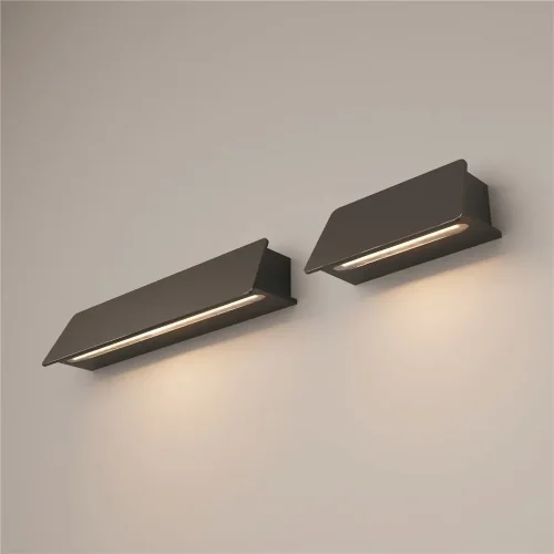 Настенный светильник (бра) Trupp 3000K 6Вт IP 54 (Графит) - фото 7