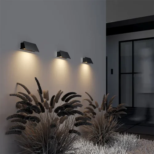 Настенный светильник (бра) Trupp 3000K 6Вт IP 54 (Графит) - фото 10