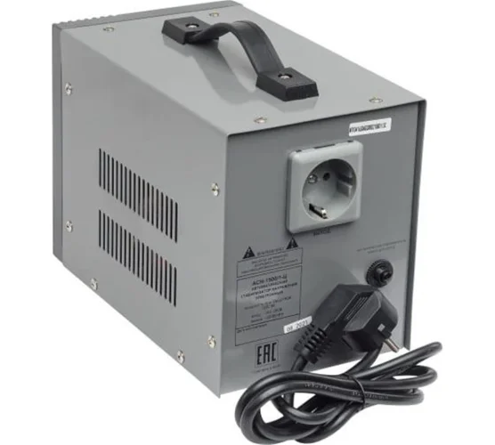 Стабилизатор напряжения АСН-1500/1-Ц 1ф 1.5кВт IP20 релейный Ресанта 63/6/3 - фото 5