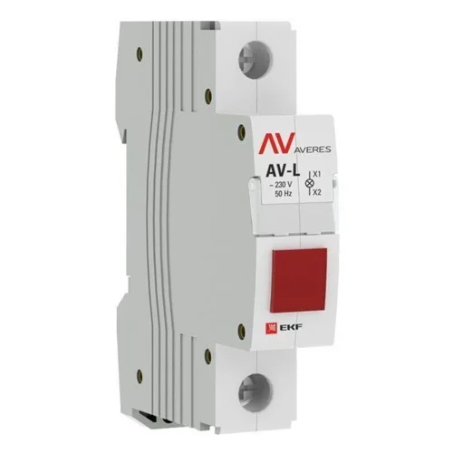 Лампа сигнальная AV-L красн. EKF av-l-red-averes - фото