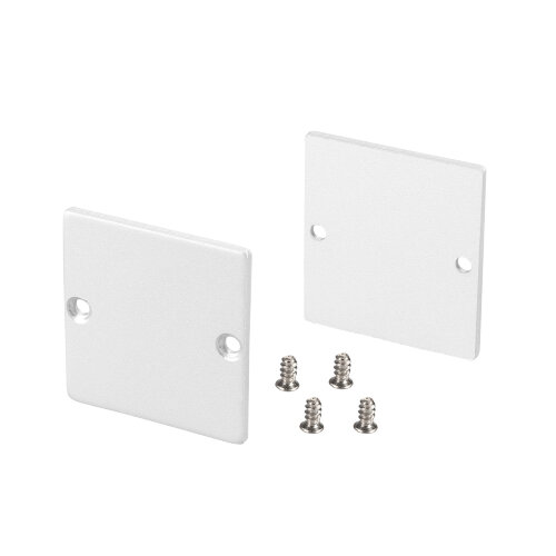 Заглушка SL-LINE-3638-LW WHITE глухая (Arlight, Металл) - фото 1