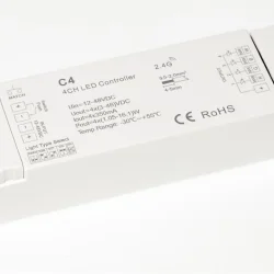 Контроллер C4 IC58 RGBW/RGB/CCT/DIM (12-48V, 4ch x 350mA)