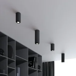 Светильник потолочный светодиодный 10W 4000K чёрный 25045/LED (064196)