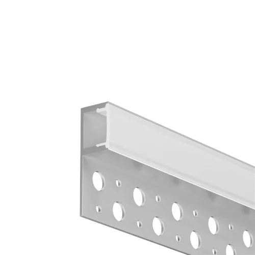 Алюминиевый профиль встраиваемый ALM-3611-S-2M (Серебро) - фото
