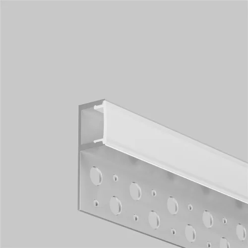 Алюминиевый профиль встраиваемый ALM-3611-S-2M (Серебро) - фото 2