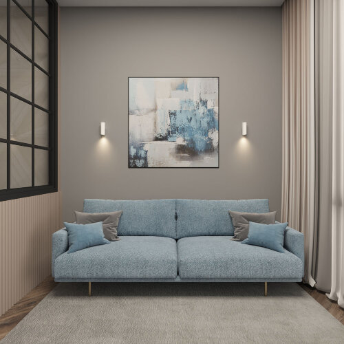 DK5021-WH Настенный светильник, IP20, до 15 Вт, LED, GU10, белый, алюминий. Фото 4