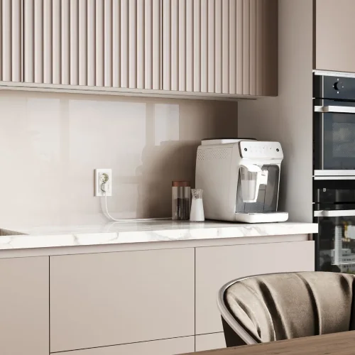 Розетка двойная с заземлением (айвори матовый) W1172062 - фото 3