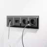 Розетка Ethernet RJ-45 (черный матовый) W1181008 - фото 3