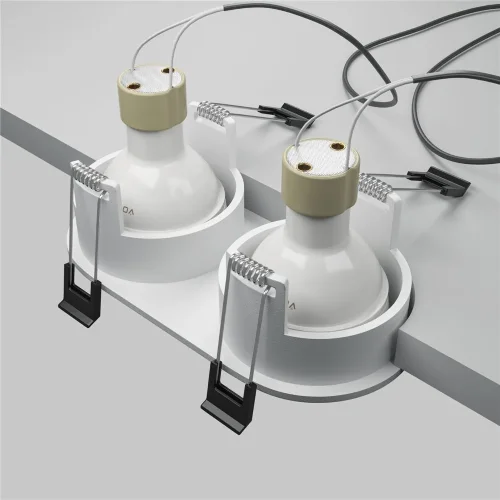 Встраиваемый светильник Share 2xGU10 10Вт (Белый) - фото 5