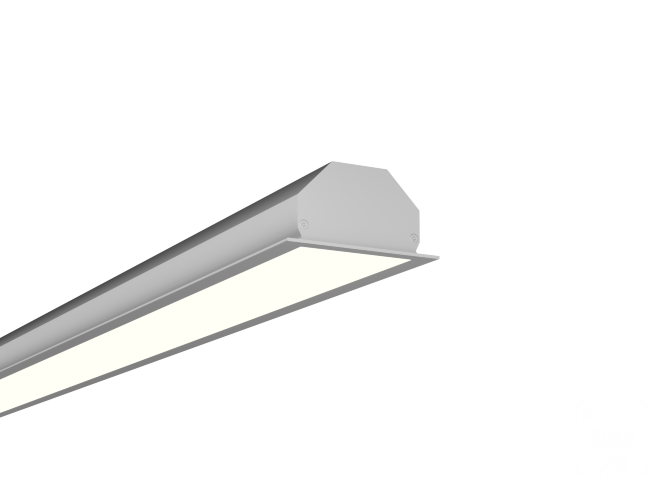 Линейный светильник LINE4932П (Anod/500mm/LT70 — 4K/17W) - фото 2
