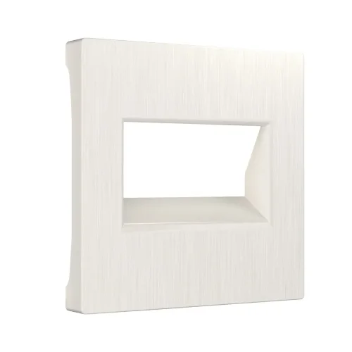 Накладка для двойной розетки Еthernet RJ-45 (перламутровый рифленый) W1191113 - фото