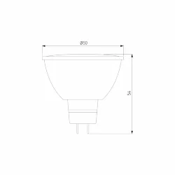 Умная лампа G5.3 LED 7W 3300К-6500К CCT+DIM (BLG5318) BLG5318 (071007)