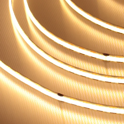 Светодиодная лента COB, 480 chip/m, warm white, 12V, IP20, A66 - фото III