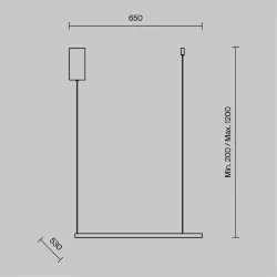 Подвесной светильник Glint 3000 25Вт (Хром)