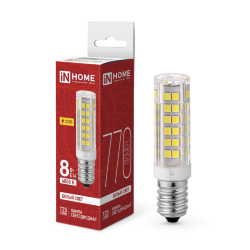 Лампа светодиодная LED-T25-CORN 8Вт 230В E14 4000К 770Лм IN HOME