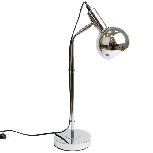 UML-B702 E14 SILVER Светильник настольный, 60W, Цоколь Е14, Механический выключатель, Серебристый - фото 2