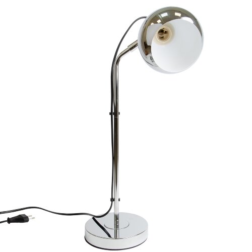 UML-B702 E14 SILVER Светильник настольный, 60W, Цоколь Е14, Механический выключатель, Серебристый - фото 5