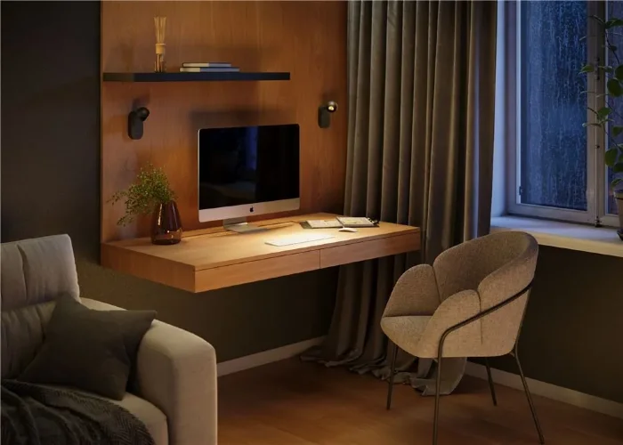 Настенный светильник (бра) Elfin 3000K 5Вт (Черный) - фото 3