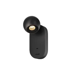 Настенный светильник (бра) Elfin 3000K 5Вт (Черный)