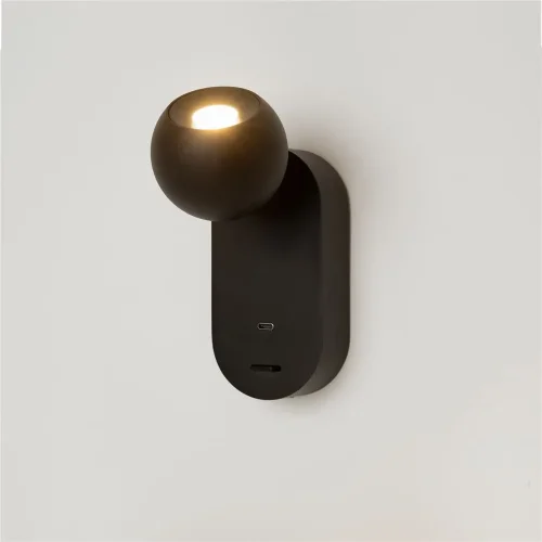 Настенный светильник (бра) Elfin 3000K 5Вт (Черный) - фото 13