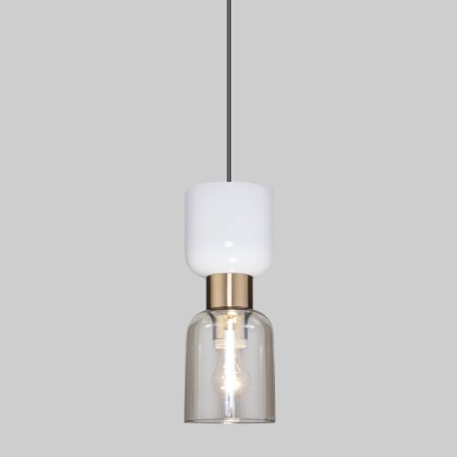 Подвесной светильник со стеклянным плафоном - фото 1