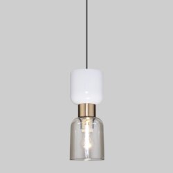 Подвесной светильник со стеклянным плафоном 50118/1 латунь (053235)