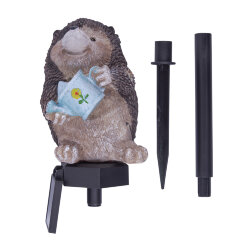 USL-S-836-PM410 HEDGEHOG Садовый светильник на солнечной батарее Ёжик, 1 светодиод, Теплый белый свет, 1xАAА Ni-Mh аккумулятор в-к, IP44, TM Uniel