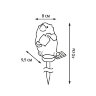USL-S-836-PM410 HEDGEHOG Садовый светильник на солнечной батарее Ёжик, 1 светодиод, Теплый белый свет, 1xАAА Ni-Mh аккумулятор в-к, IP44, TM Uniel - фото 10