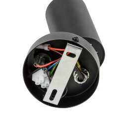 DLC-S620 GU10-B BLACK Светильник декоративный накладной, серия Sotto, Без лампы, цоколь GU10, Выкл, на корпусе, Металл, Черный, TM Fametto