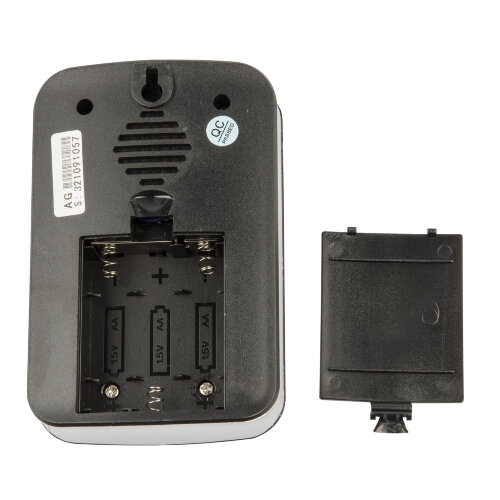 UDB-015W-R1T1-36S-100M-WH-BL Звонок беспроводной, 36 мелодий, Радиус действия 100м, Блистер, Белый с черным - фото 5