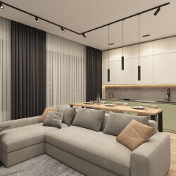 Трековый светильник IP 20, 15 Вт, GU10, черный, алюминий, Denkirs DK6210-BK