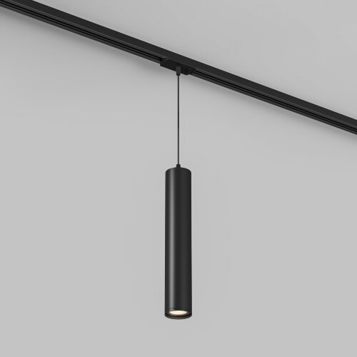 DK6210-BK Трековый светильник IP 20, 15 Вт, GU10, черный, алюминий.